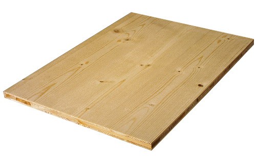 Masivne smrekove plošče B/C+ 5050 x 1220 mm, enoslojna